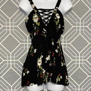 Forever 21 Floral Romper